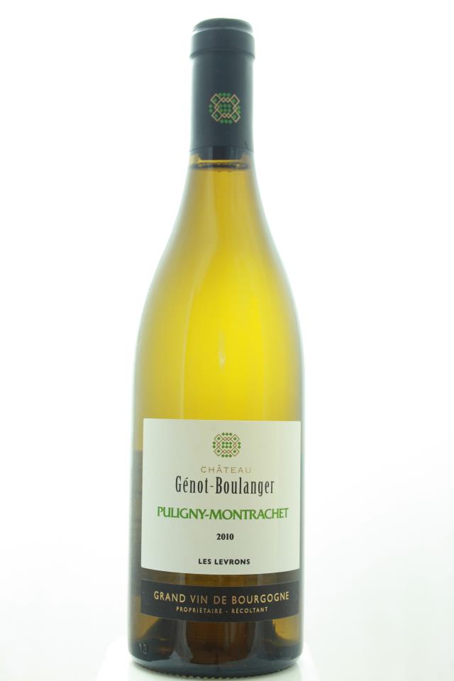Génot-Boulanger Puligny-Montrachet Les Levrons 2010