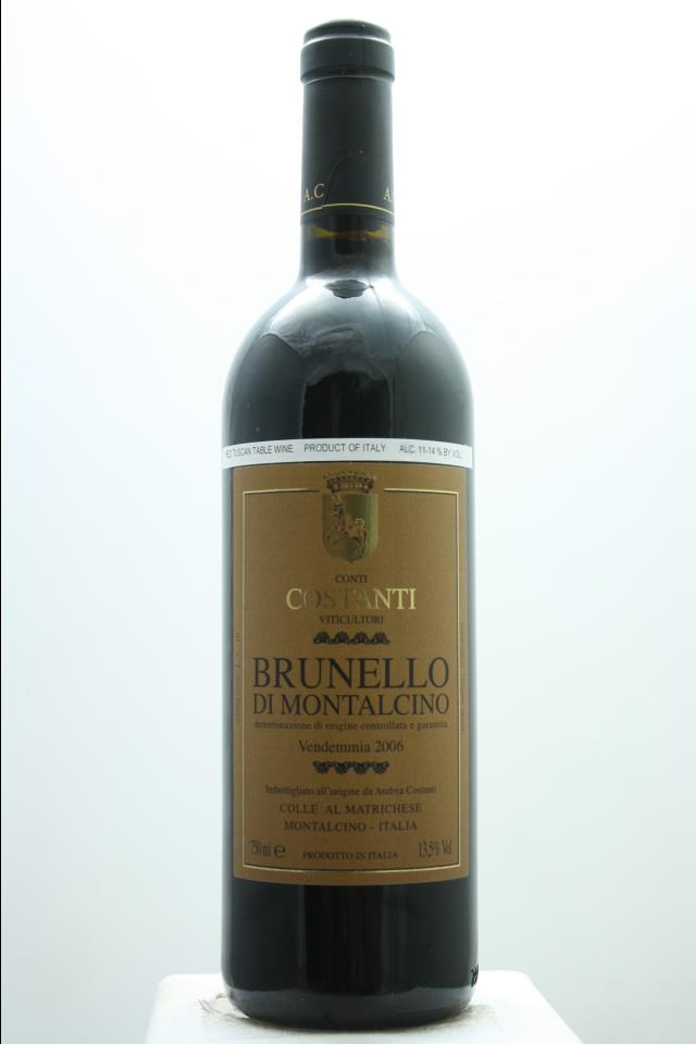 Conti Costanti Brunello di Montalcino 2006