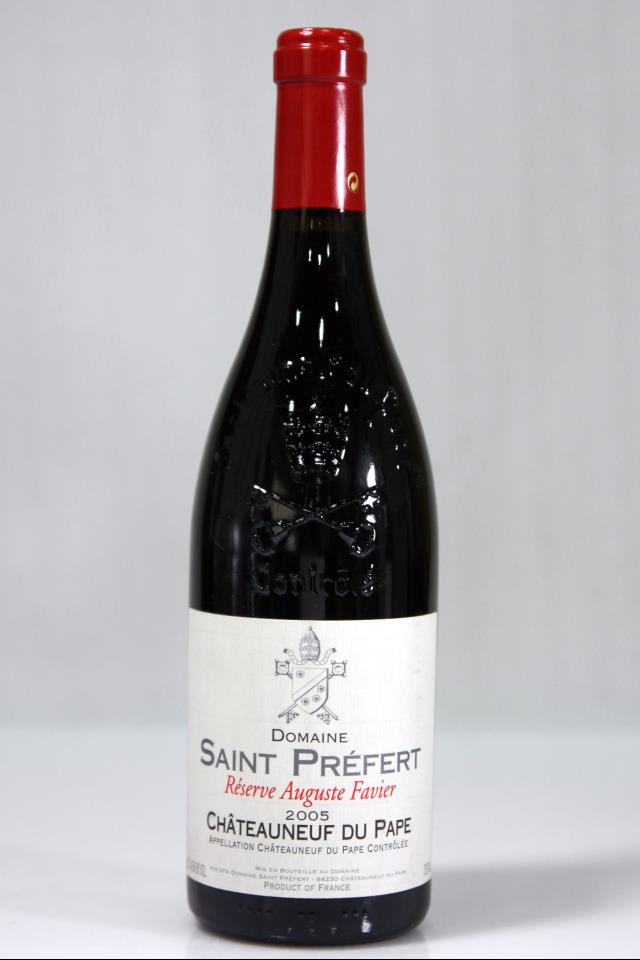 Domaine Saint-Préfert Châteauneuf-du-Pape Réserve Auguste Favier 2005