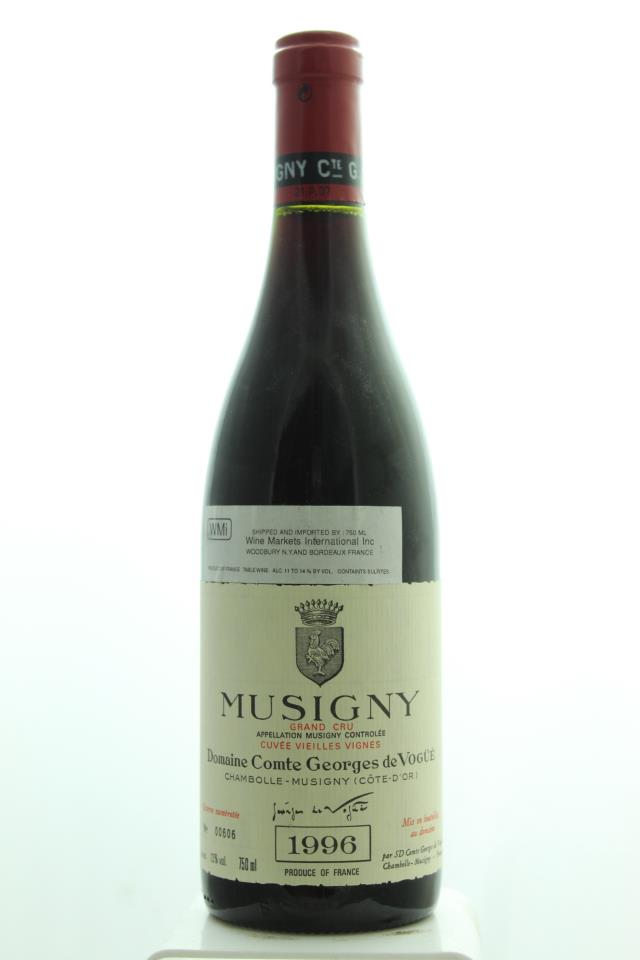 Comte Georges de Vogüé Musigny Cuvée Vieilles Vignes 1996