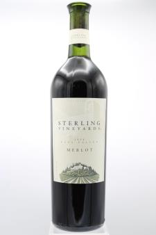 Sterling Vineyards Merlot Silver Anniversary 25 Years 1994