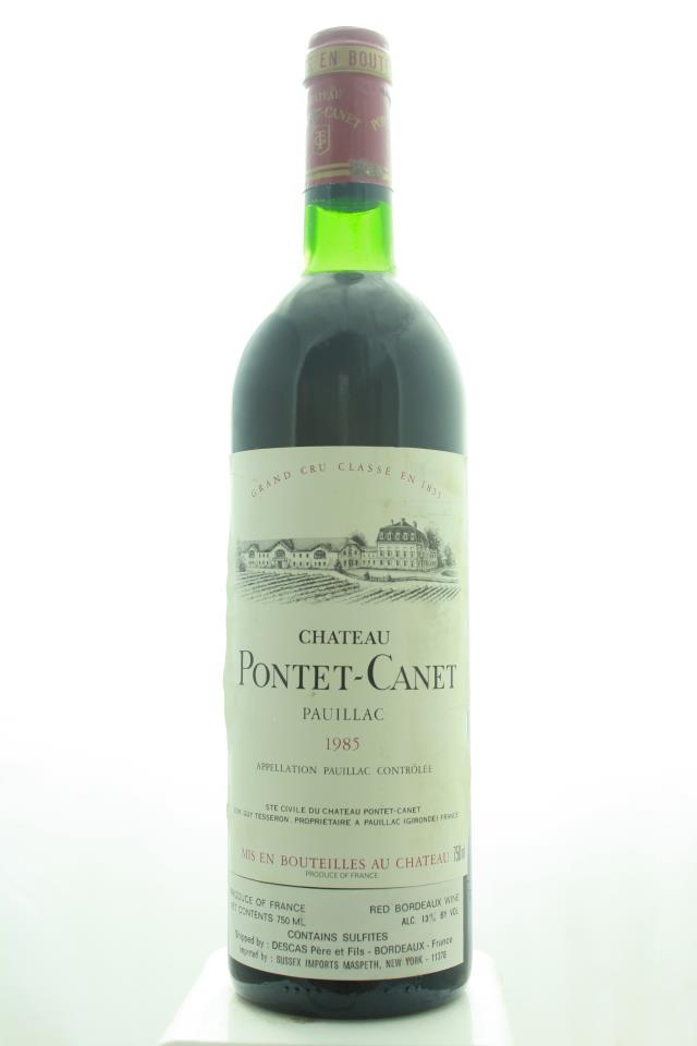 Pontet-Canet 1985
