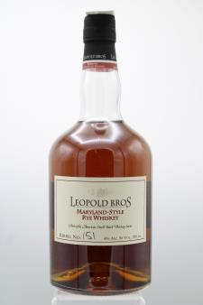 Leopold Bros Rye Whiskey Maryland-Style NV