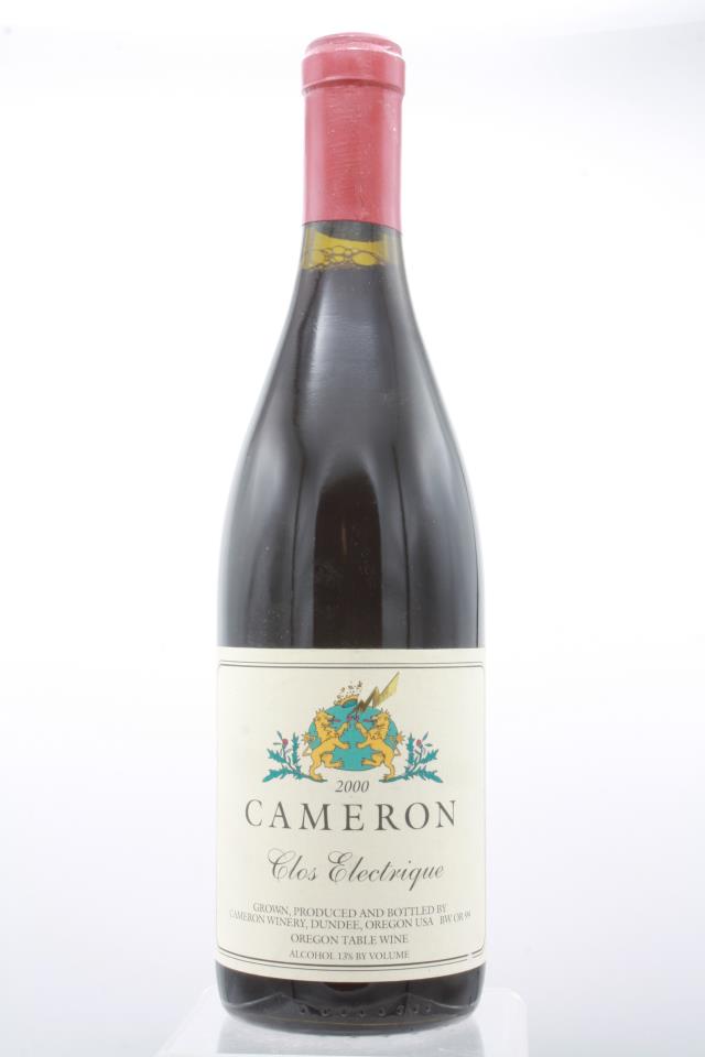 Cameron Pinot Noir Clos Electrique 2000