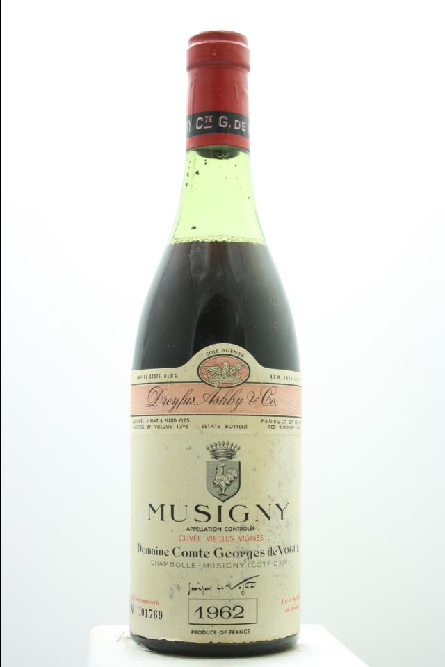 Comte Georges de Vogüé Musigny Cuvée Vieilles Vignes 1962