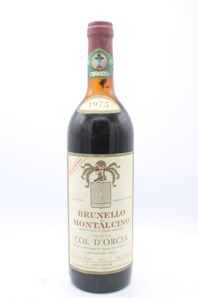 Col D'Orcia Brunello di Montalcino 1975
