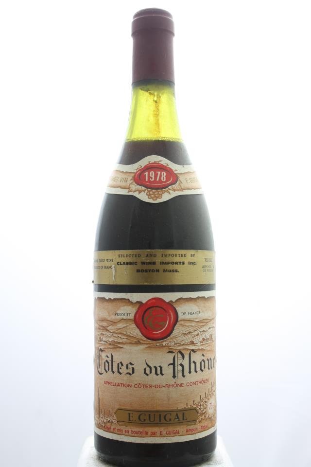 E. Guigal Côtes-du-Rhône 1978