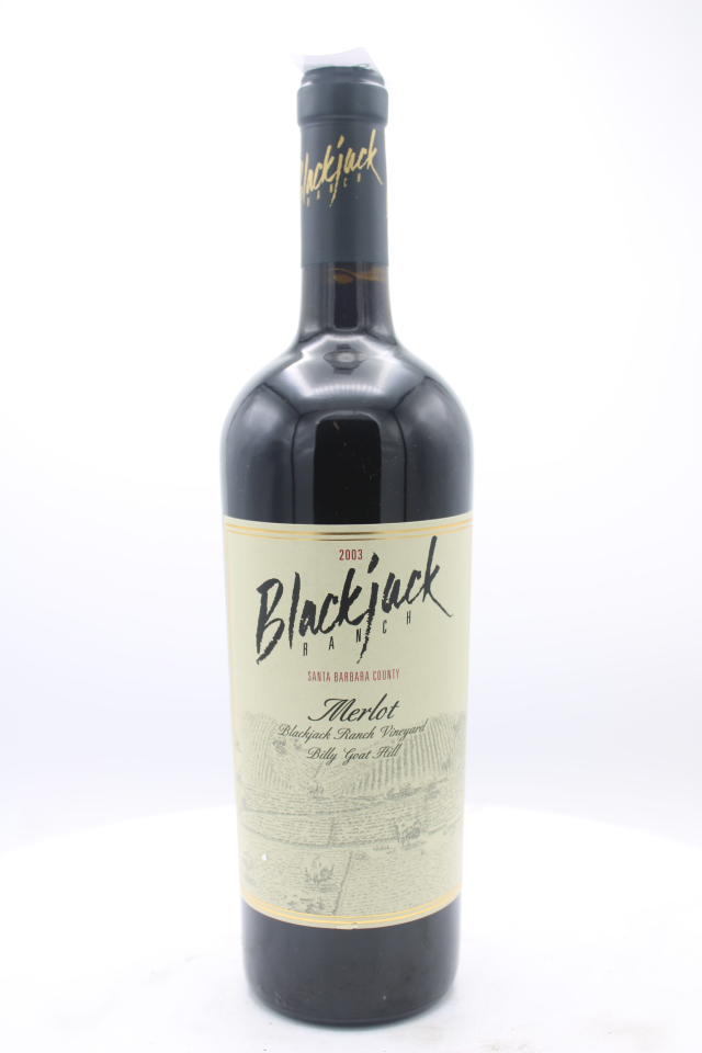 Blackjack Ranch Merlot Blackjack Ranch Vineyard Billy Goat Hill 2003