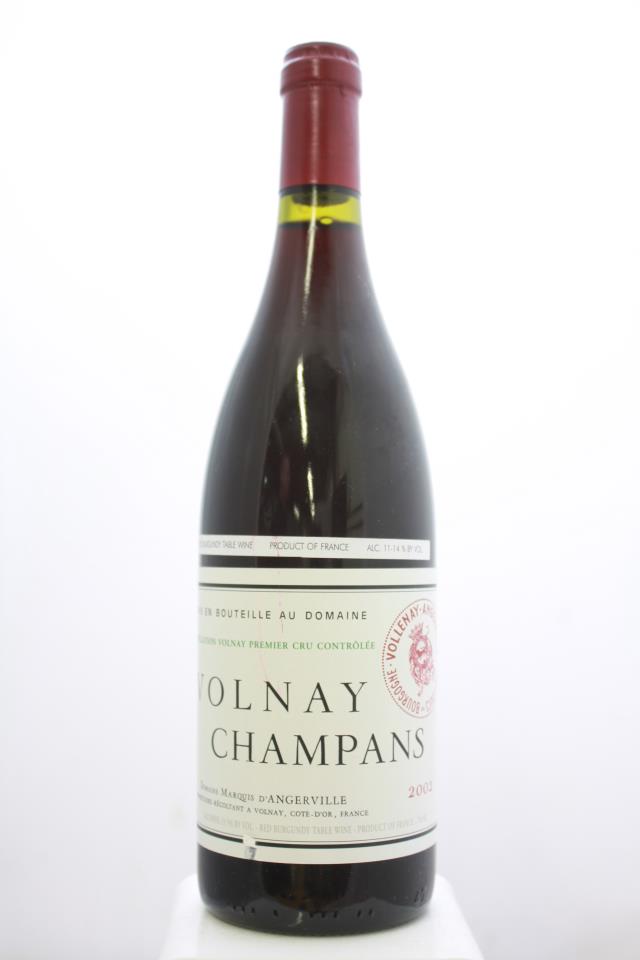 Marquis d'Angerville Volnay Champans 2002