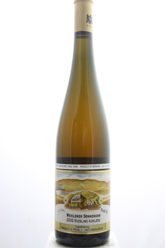 S.A. Prüm Wehlener Sonnenuhr Riesling Auslese Faß 56 #14 2005