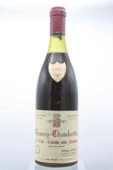 Philippe Leclerc Gevrey-Chambertin Combe Aux Moines 1981