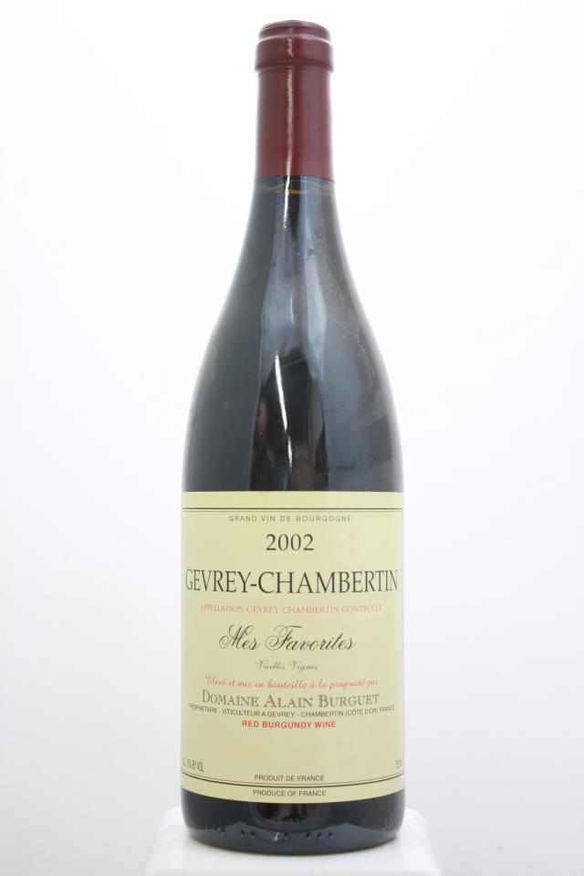 Burguet Gevrey-Chambertin Mes Favorites Vieilles Vignes 2002