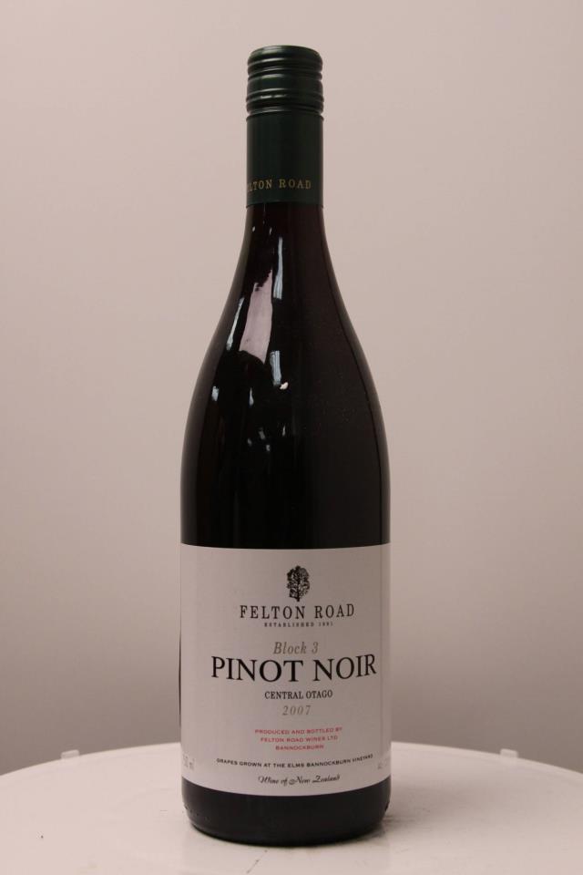 Felton Road Pinot Noir Block 3 2007