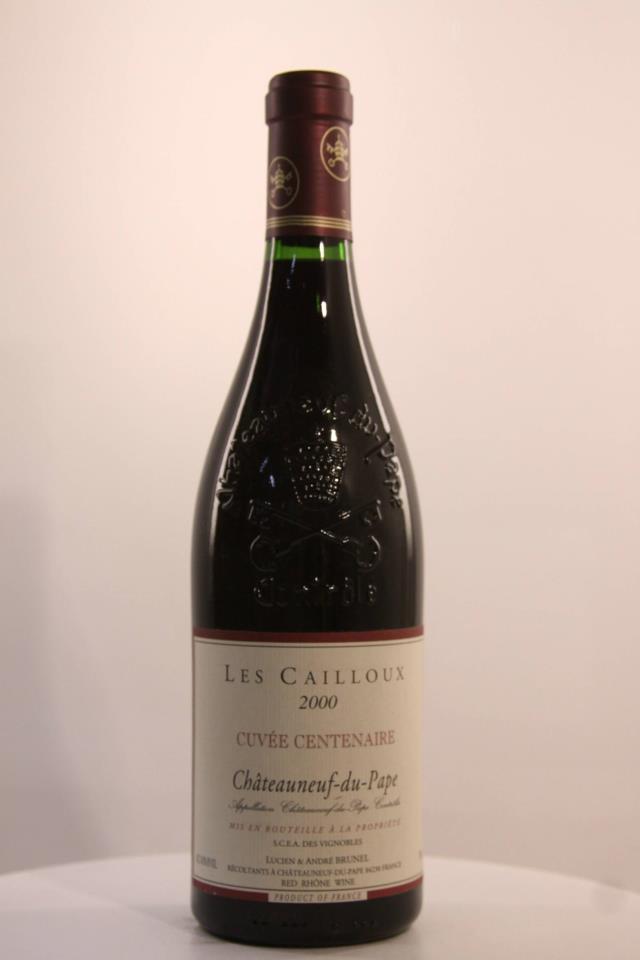 Les Cailloux Chateauneuf du Pape Cuvee Centenaire 2000