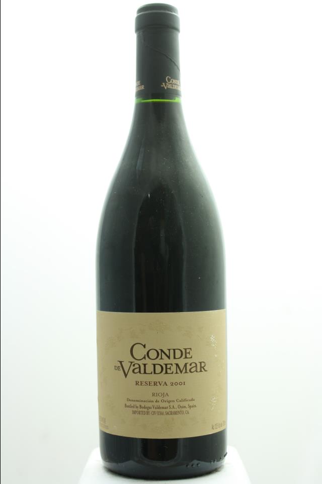 Bodegas Valdemar Conde de Valdemar Reserva 2001