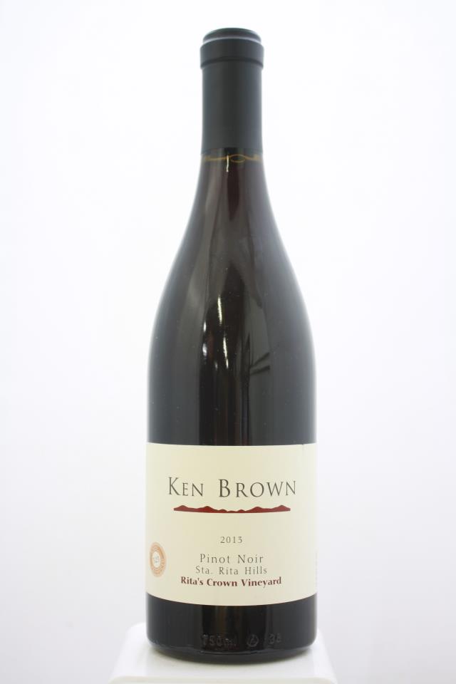 Ken Brown Pinot Noir Rita's Crown Vineyard 2013