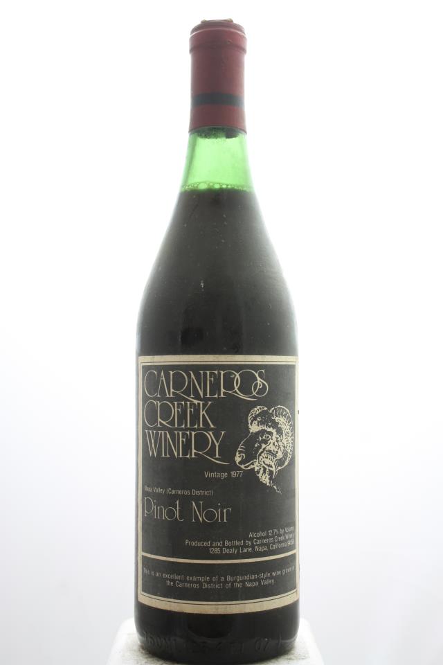 Carneros Creek Pinot Noir 1977
