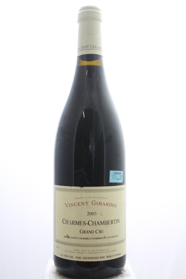 Vincent Girardin (Maison) Charmes-Chambertin 2003