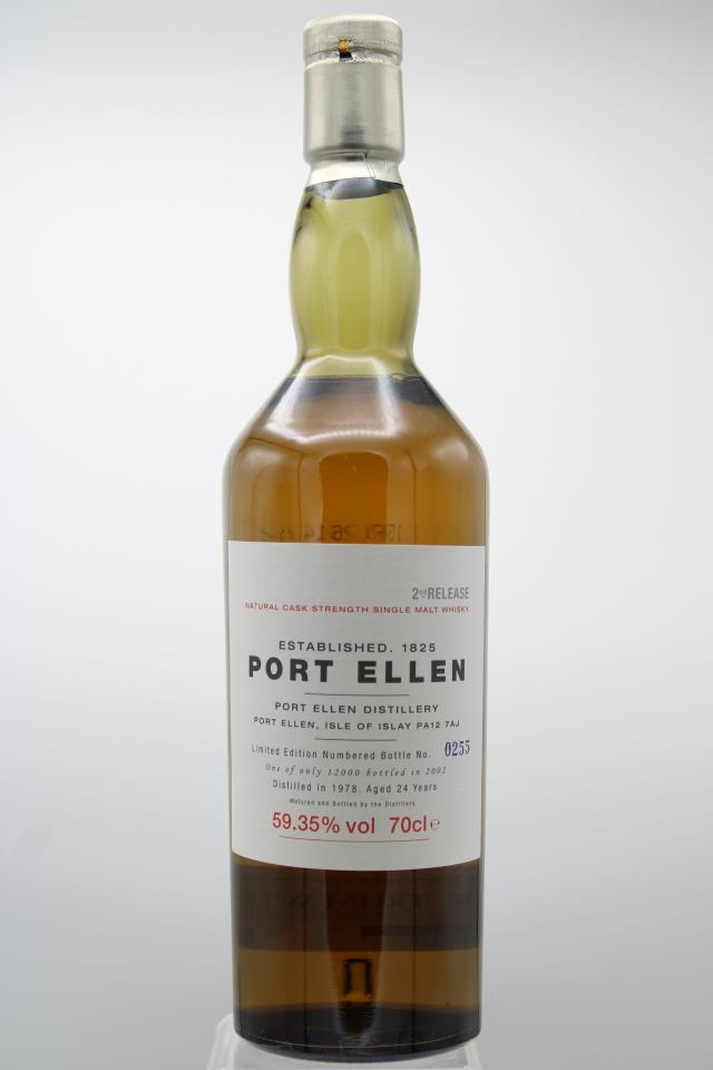 Port Ellen 24-Year Old Single Malt Whisky Cask Strength 2nd Release 1978