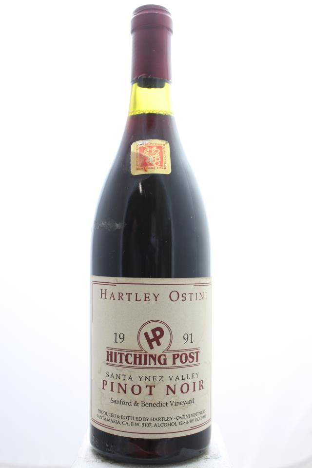 Hartley Ostini Pinot Noir Hitching Post Sanford & Benedict Vineyard 1991