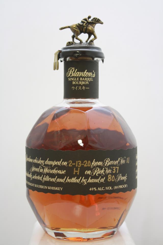 Blanton's Original Single Barrel Bourbon Whiskey Black Label NV