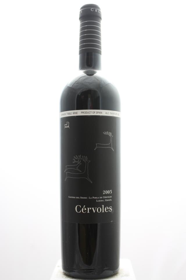 Celler de Cérvoles Costers del Segre Cérvoles 2003