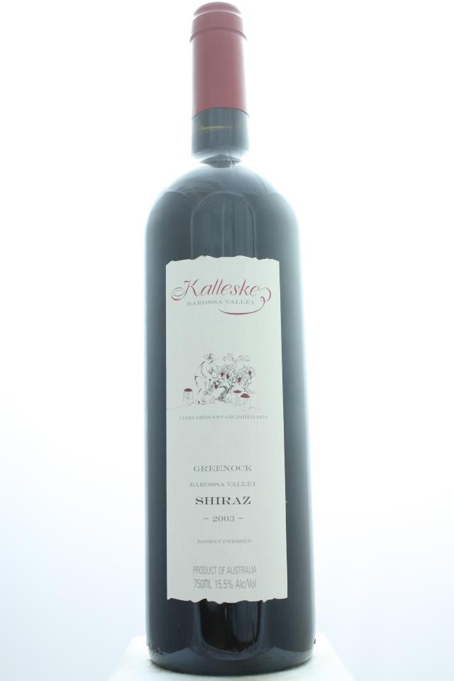 Kalleske Shiraz Greenock 2003