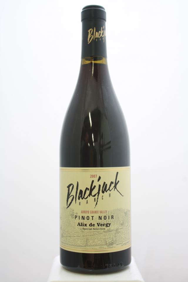 Blackjack Ranch Pinot Noir Alix de Vergy Special Selection 2007