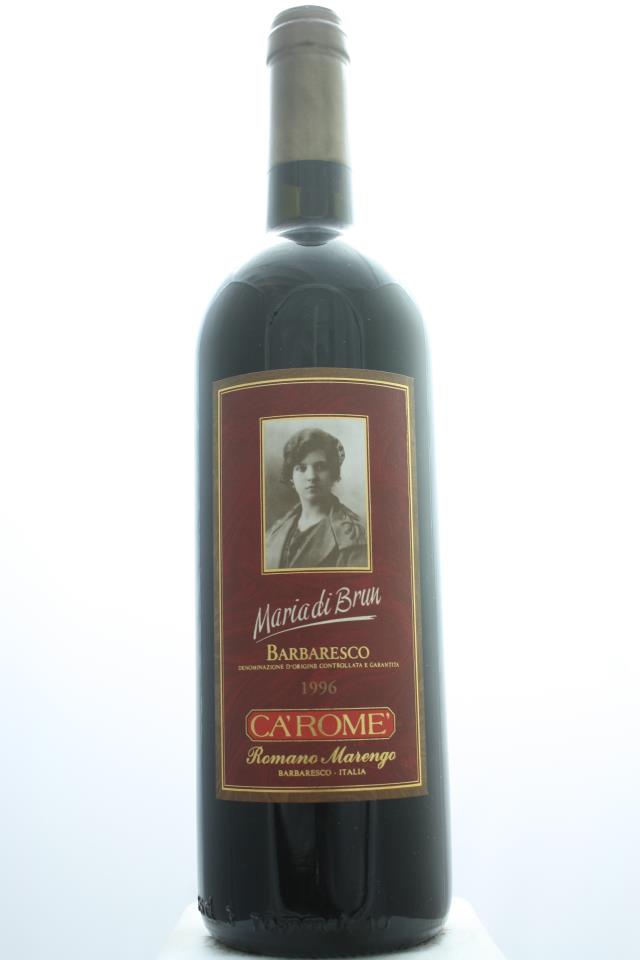 Ca' Rome Barbaresco Maria di Brun Romano Marengo 1996