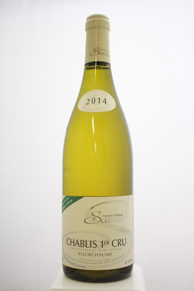 Francine et Olivier Savary Chablis Fourchaume 2014