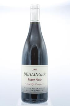 Dehlinger Pinot Noir Goldridge Vineyard 2009