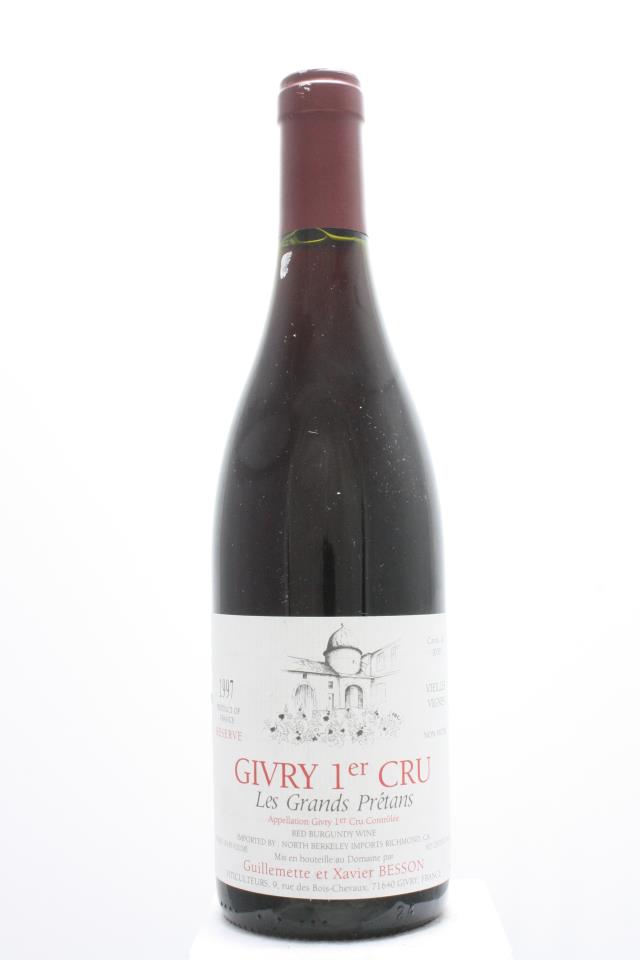 G. & X. Besson Givry Les Grand Prétans Vieilles Vignes Réserve 1997