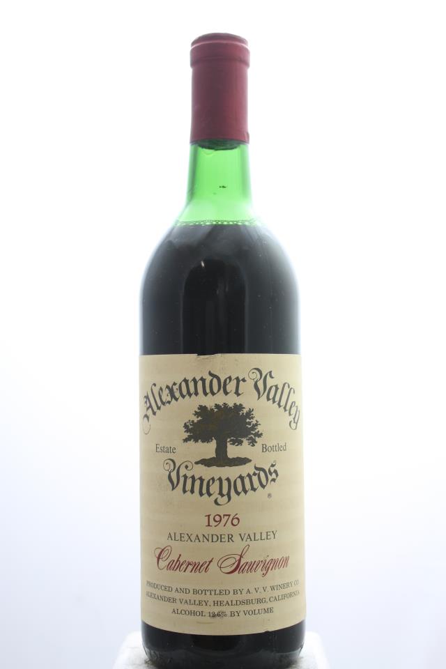 Alexander Valley Vineyards Cabernet Sauvignon 1976