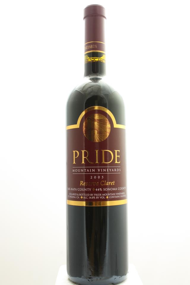 Pride Mountain Vineyards Claret Reserve Sonoma County / Napa County 2005