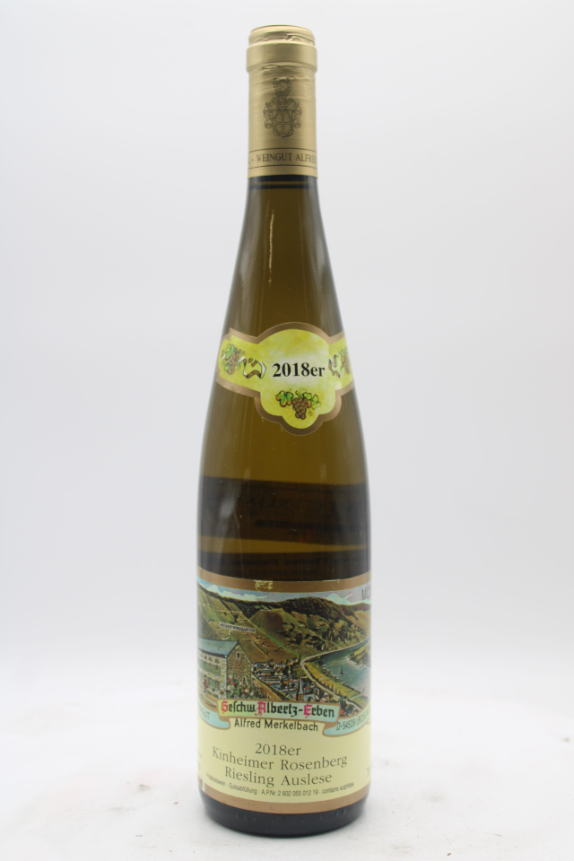Alfred Merkelbach Kinheimer Rosenberg Riesling Auslese #12 2018
