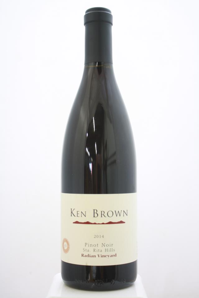 Ken Brown Pinot Noir Radian Vineyard 2014