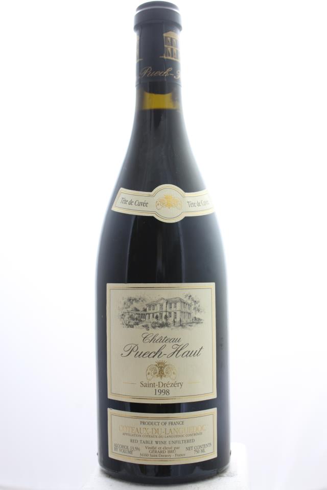 Château Puech-Haut Coteaux du Languedoc Saint-Drézéry Tête de Cuvée 1998