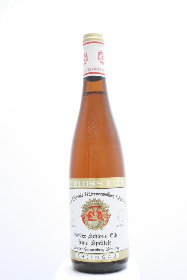 Schloss Eltz Eltviller Sonnenberg Riesling Feine Spätlese 1969