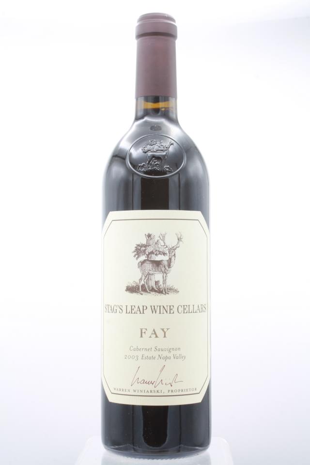 Stag's Leap Wine Cellars Cabernet Sauvignon Fay Vineyard 2003