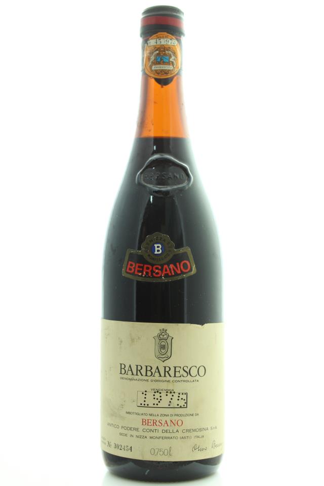 Bersano Barbaresco Conti Della Cremosina 1975