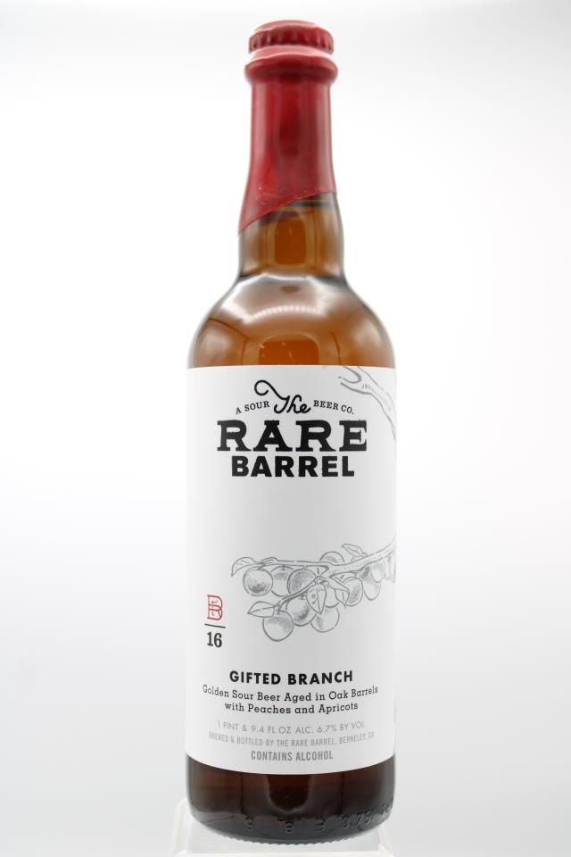 The Rare Barrel Gifted Branch Golden Sour Beer Aged In Oak Barrels with Apricots and Peaches 2016