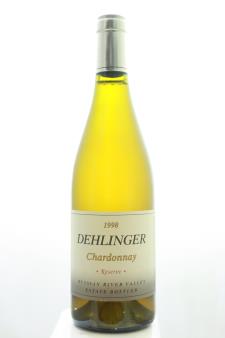 Dehlinger Chardonnay Estate Unfiltered Reserve 1998