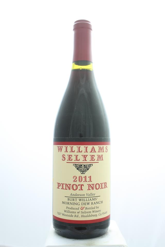 Williams Selyem Pinot Noir Burt Williams' Morning Dew Ranch  2011
