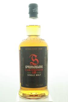 J & A Mitchell & Co (Springbank) Campbeltown Single Malt Scotch Whisky Cask Strength 12-Years-Old Batch #12 NV