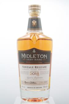 Midleton Very Rare Vintage Release Irish Whiskey 2018