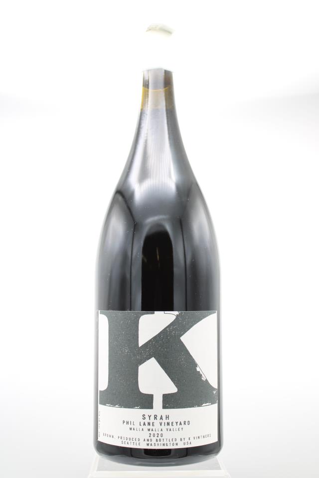 K Vintners Syrah Phil Lane 2020