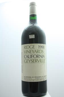 Ridge Vineyards Geyserville Vineyard 1990