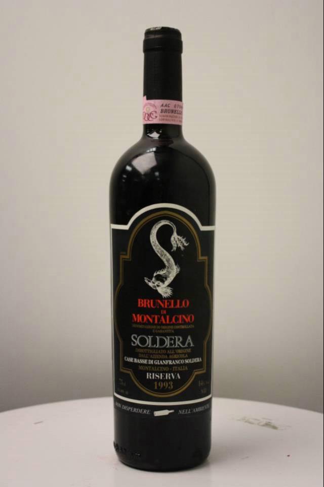 Soldera Brunello di Montalcino Riserva Case Basse 1993
