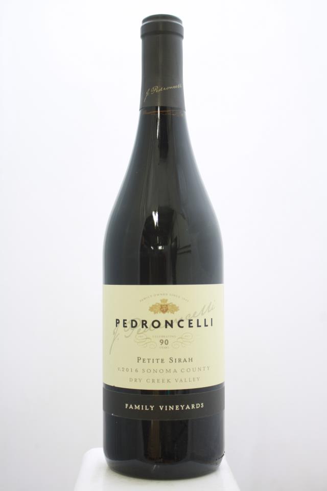 Pedroncelli Petite Sirah Family Vineyard 2016