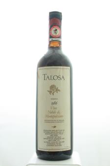 Talosa Vino Nobile di Montepulciano Riserva 1986